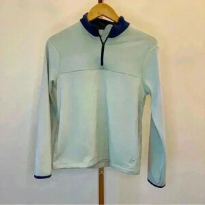 Turtles & Tees Boy’s Long Sleeve Sage& & Blue Pullover Size L Casual Top